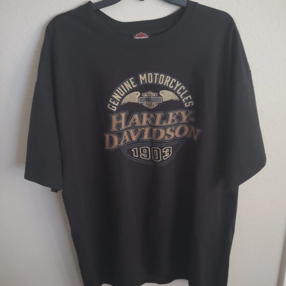 Harley-Davidson Other - Harley Davidson Black short sleeve T-shirt 100% cotton Size 2X.